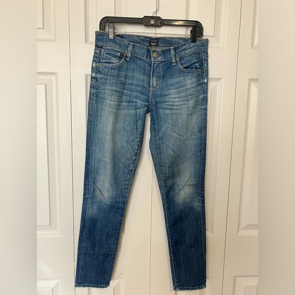 Citizens Of Humanity Jeans Sz 27 Skinny Med Wash Mid Rise‎ Casual 28” Inseam - Picture 1 of 6